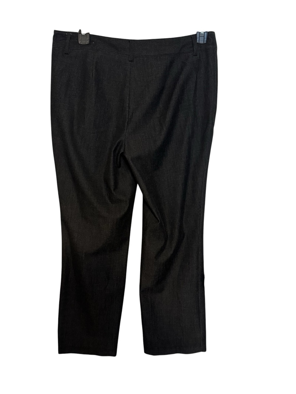 Dark GRAY Straight-Leg Dress Pants/Trouser with Zipper Detail  SIZE: 10     #Q - Picture 6 of 9